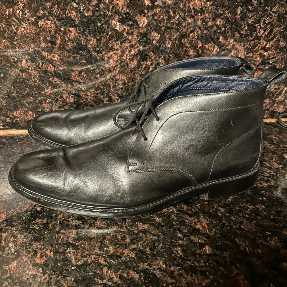 Cole Haan Kennedy Grand Waterproof Chukka leather Boot Black 13